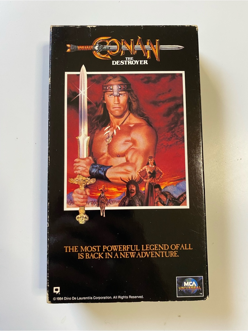 Conan the Destroyer (VHS, 1991) Arnold Schwarzenegger Grace Jones
